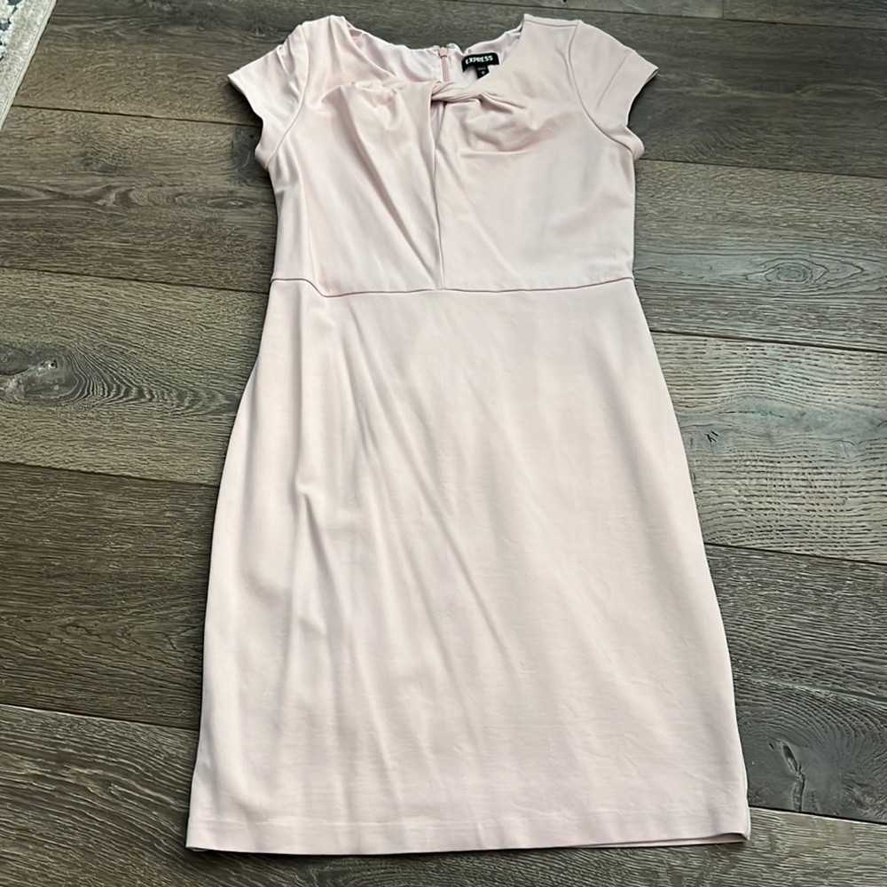 Express Pink Midi Dress
